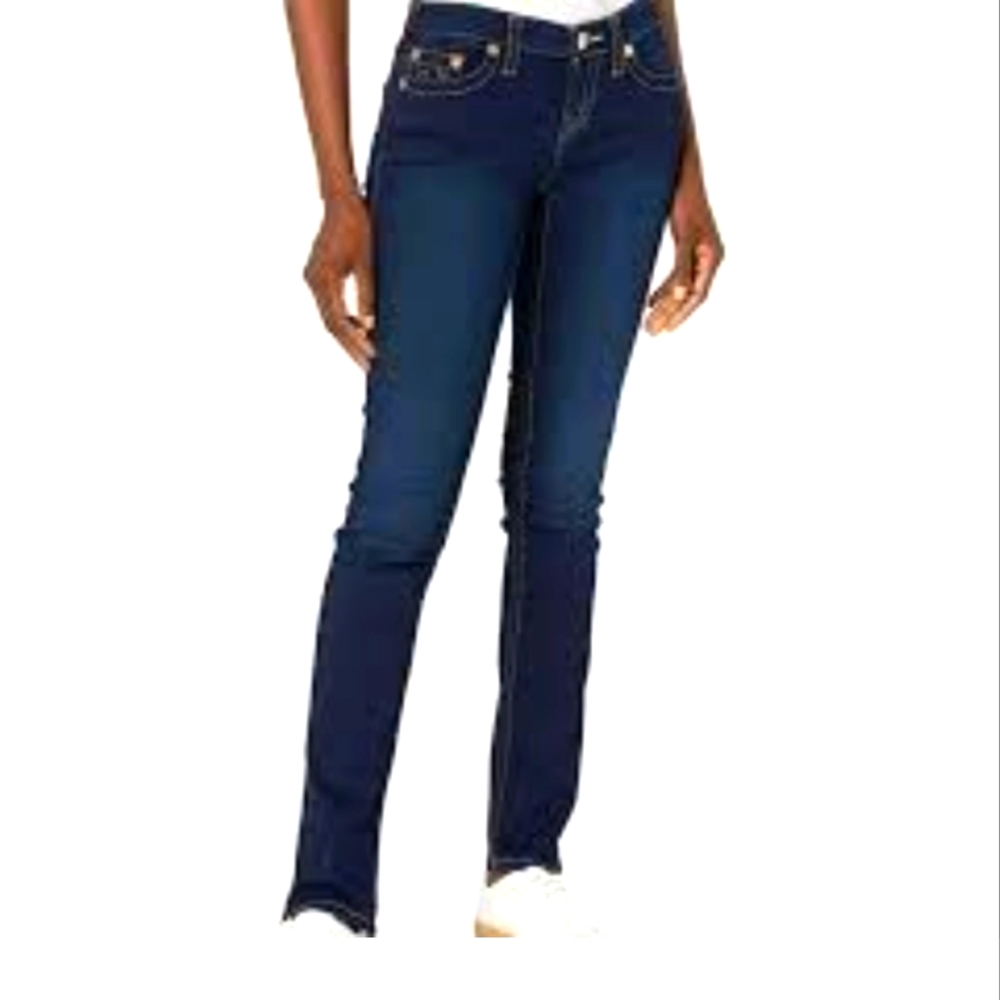 True Religion Dark Wash Heavy Stitch Jeans Size 29